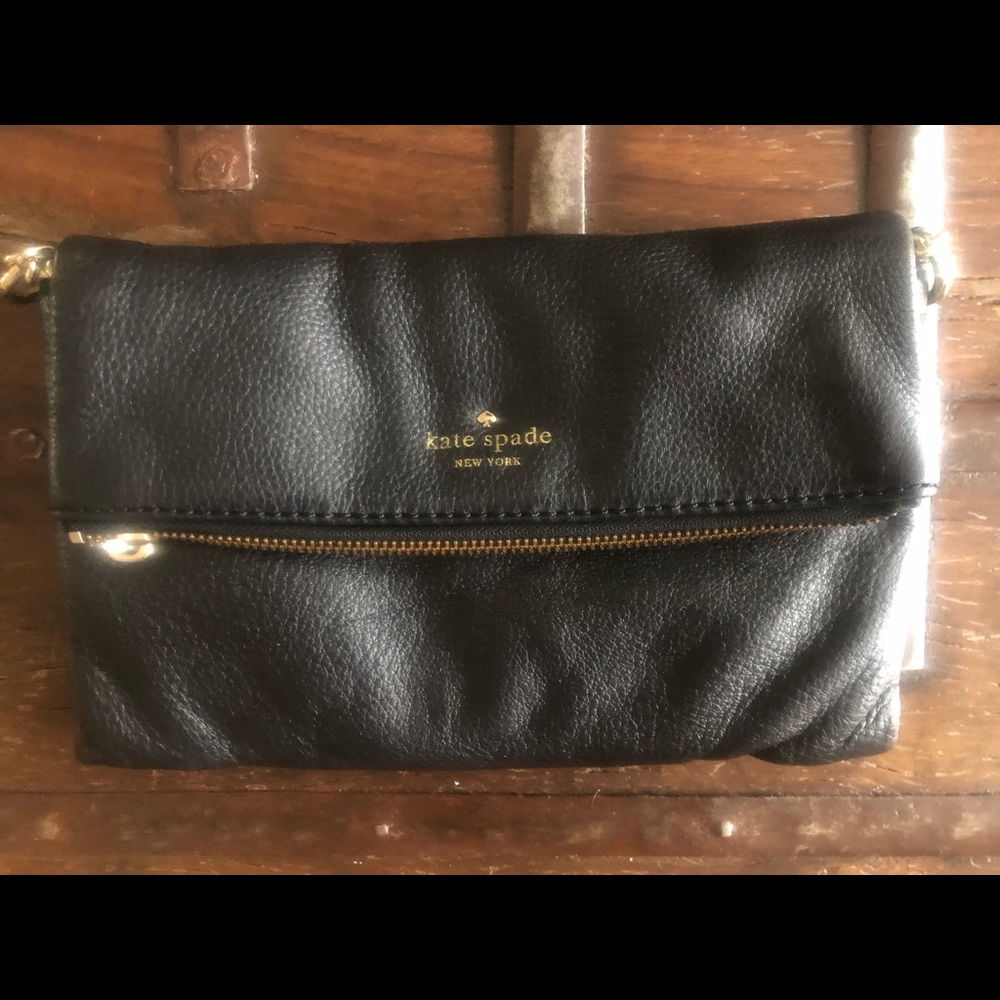Cobblestone kate spade handbag/clutch